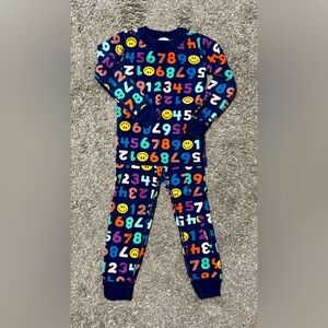 Hanna Andersson Number PJ Set, 4T